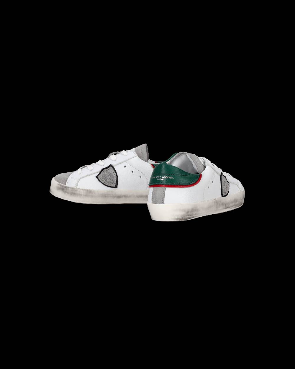 Philippe Model Sneakers da Bambini Prsx Bianche e Verdi in Pelle Economico