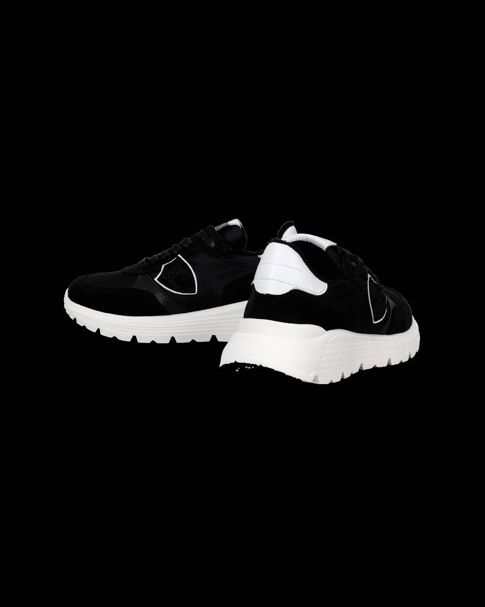Philippe Model Sneakers Antibes basse da Bambini Nere in Tessuto Tecnico Saldi