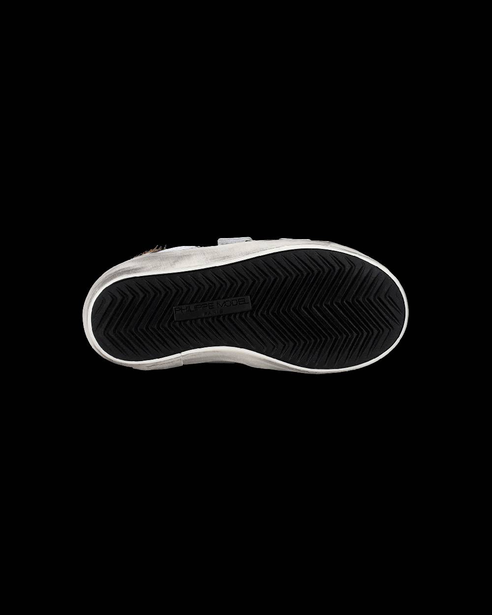 Philippe Model Sneakers Prsx Sportif da Bambini Bianche e Oro in Pelle Vendita Economica