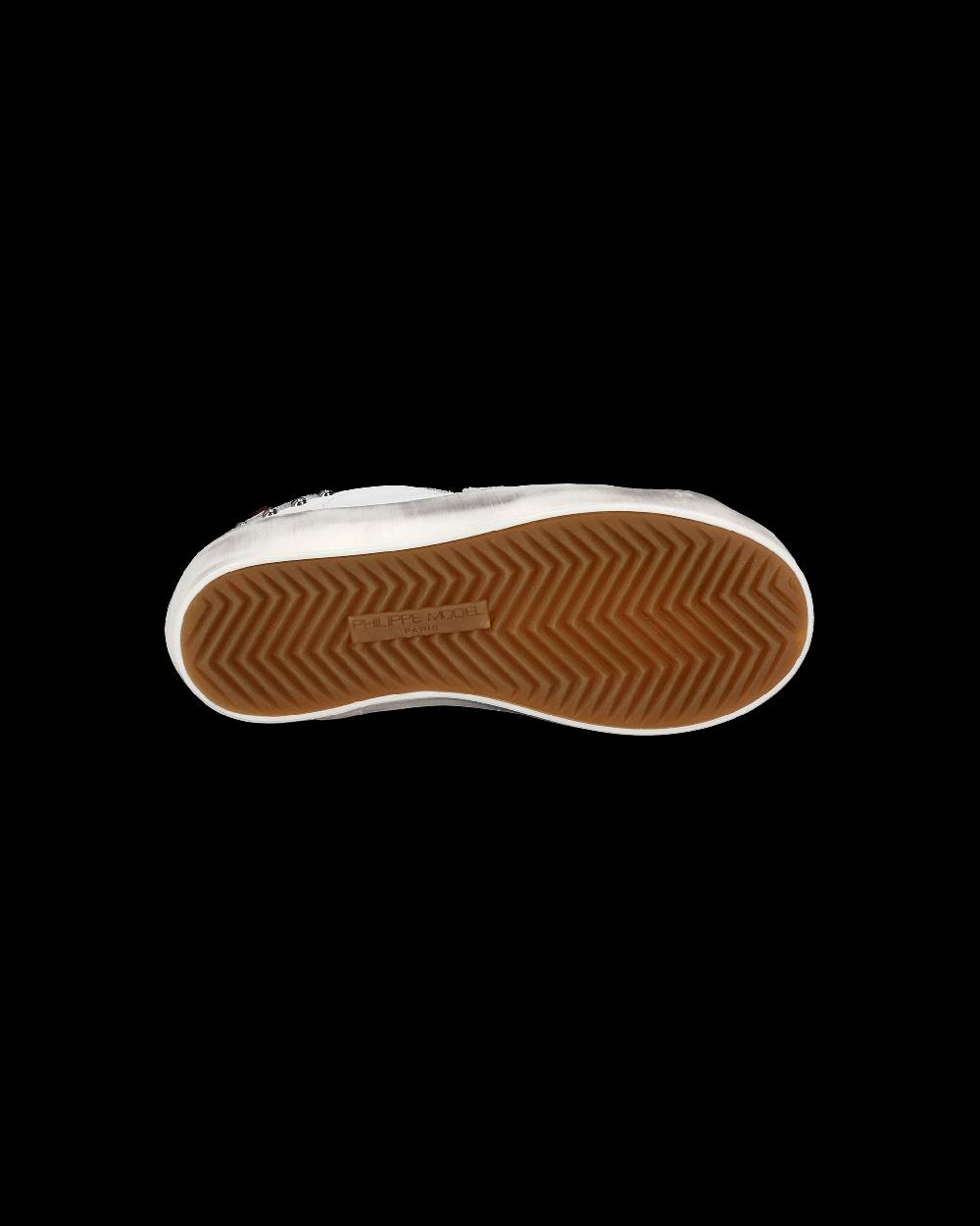 Philippe Model Sneakers Paris da Bambini Bianche e Grigie in Pelle Negozio