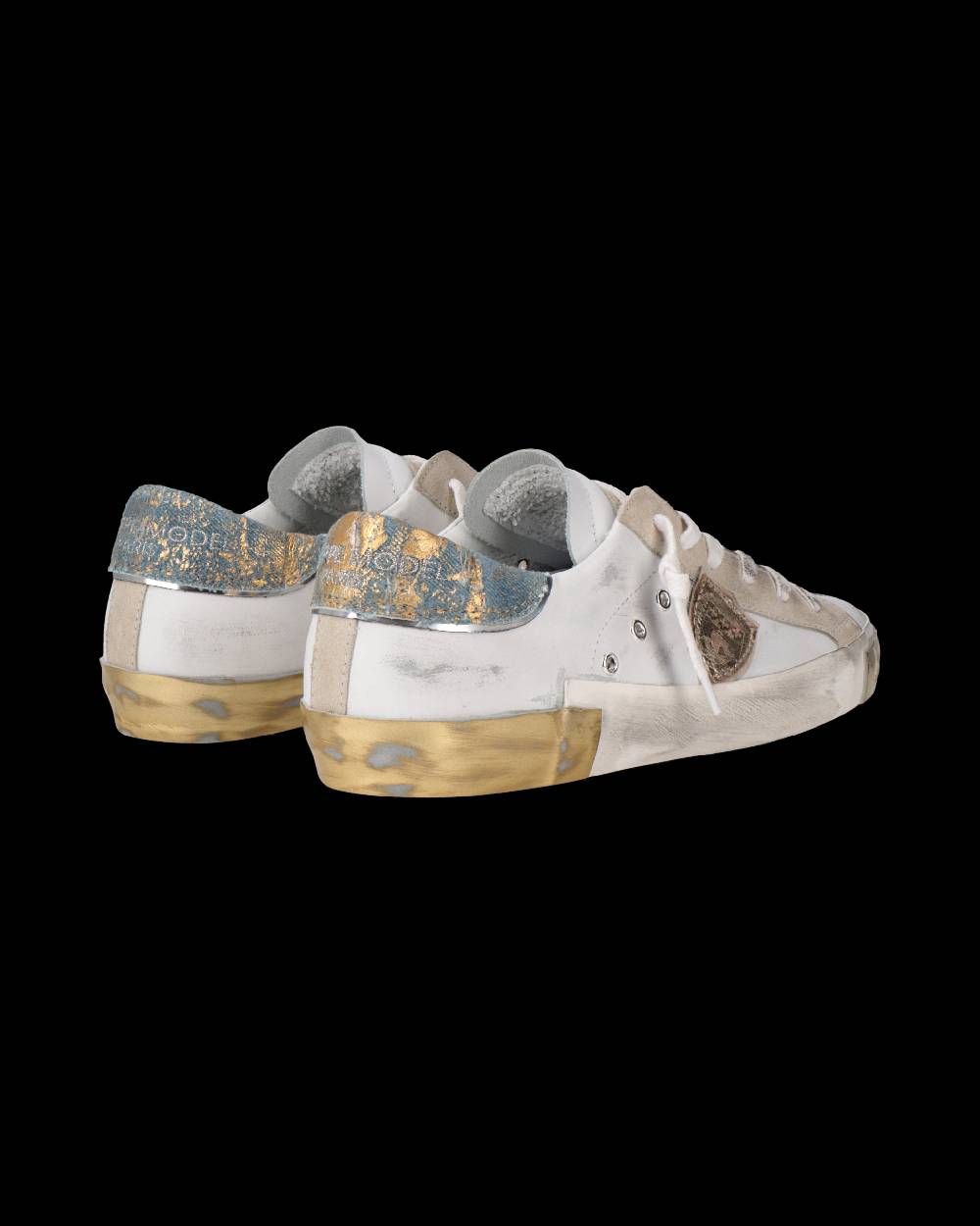 Philippe Model Sneaker Prsx Donna, Bianco e Azzurro Negozi Online
