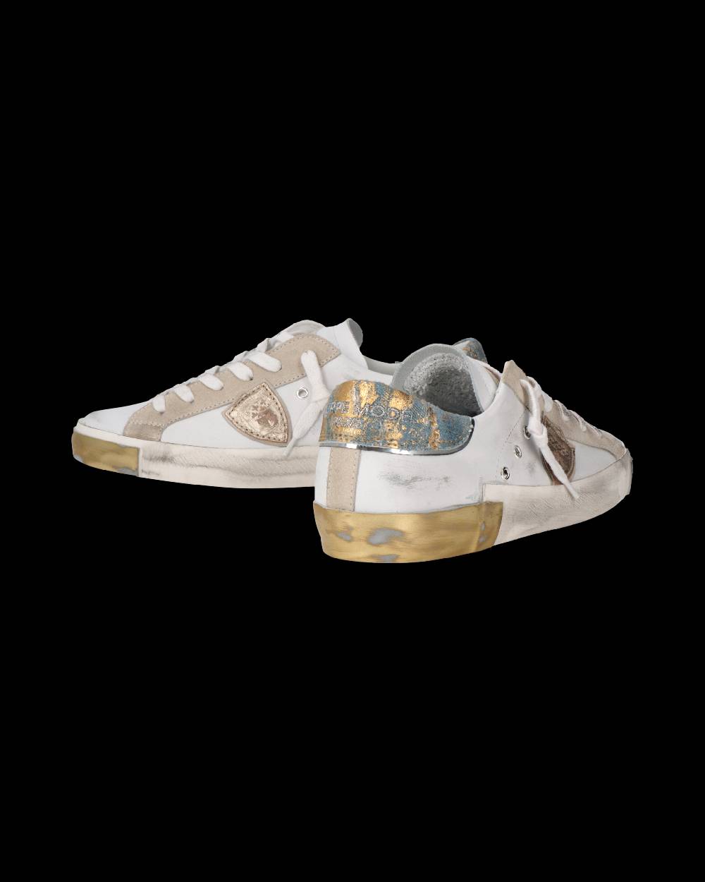 Philippe Model Sneaker Prsx Donna, Bianco e Azzurro Negozi Online
