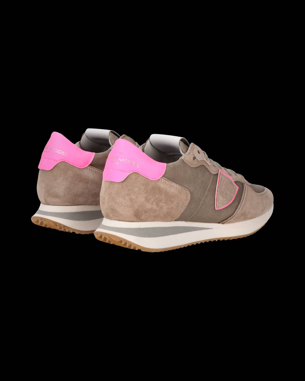 Philippe Model Sneaker Trpx Donna, Beige e Fucsia Promozione Limitata