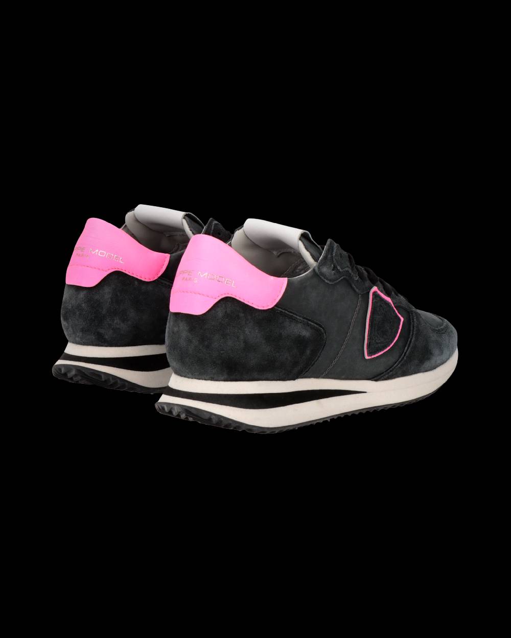 Philippe Model Sneaker Trpx Donna, Nero e Fucsia Shopping Online