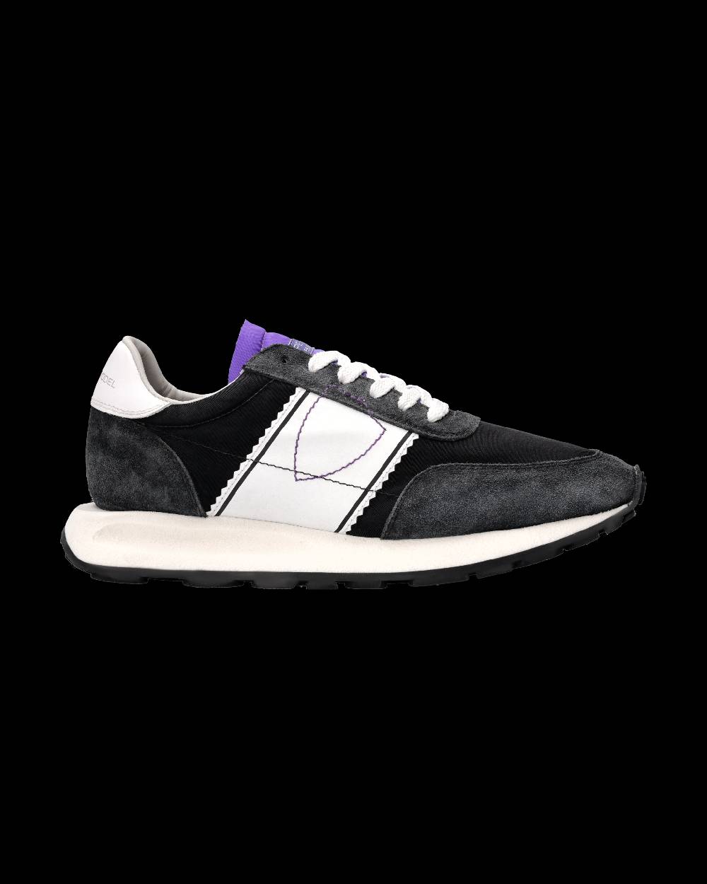 Philippe Model Sneaker Running Tour Donna, Nero e Violetto Vendita Calda
