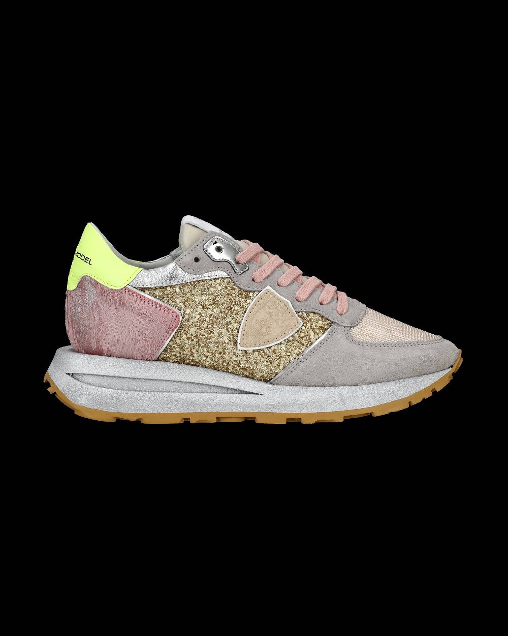 Philippe Model Sneaker basse Tropez Haute donna - oro e giallo Moda