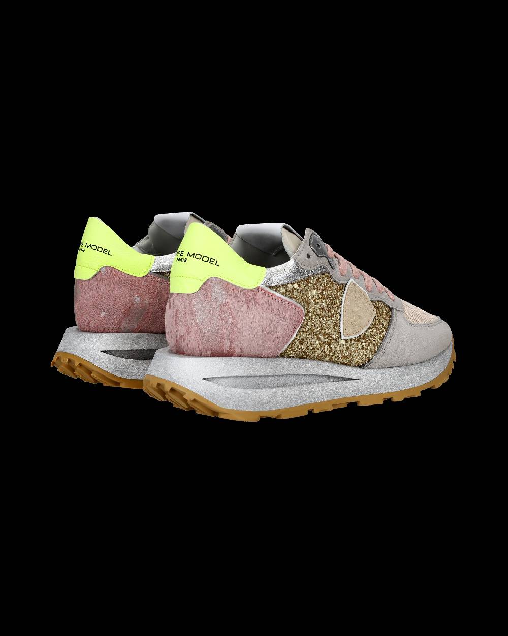 Philippe Model Sneaker basse Tropez Haute donna - oro e giallo Moda