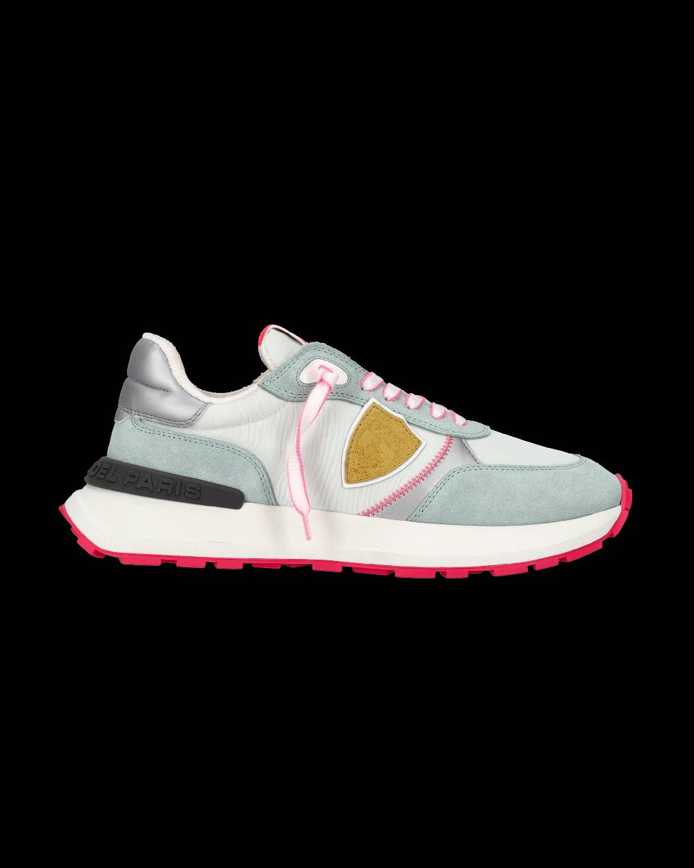 Philippe Model Sneaker bassa Antibes donna - verde acqua e fucsia 2025