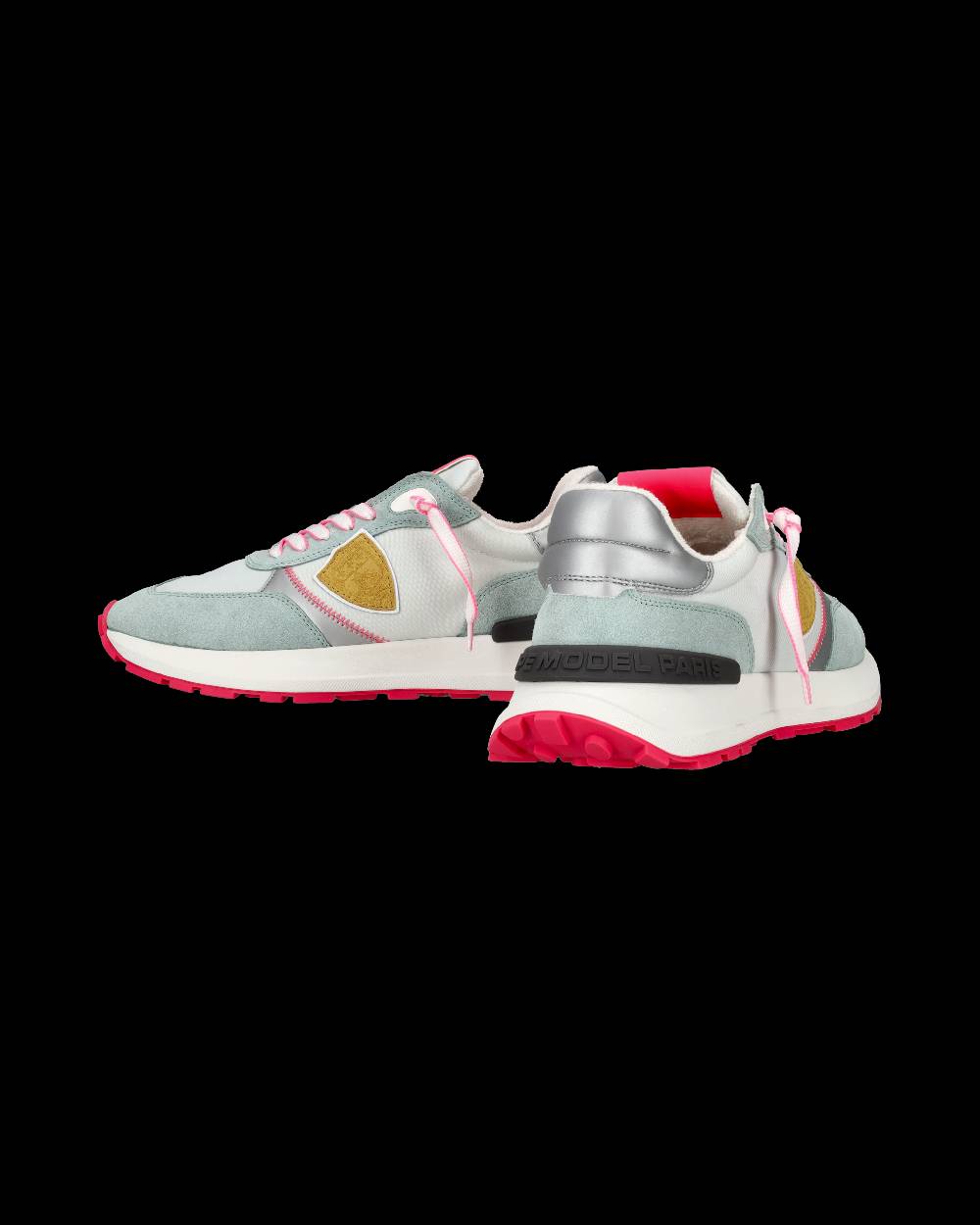 Philippe Model Sneaker bassa Antibes donna - verde acqua e fucsia 2025