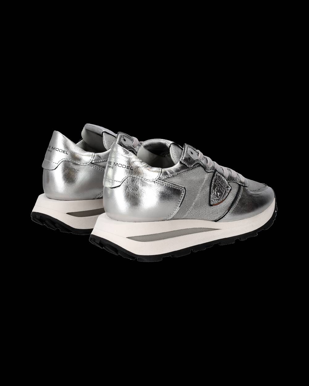 Philippe Model Sneaker basse Tropez Haute donna - argento Vendita