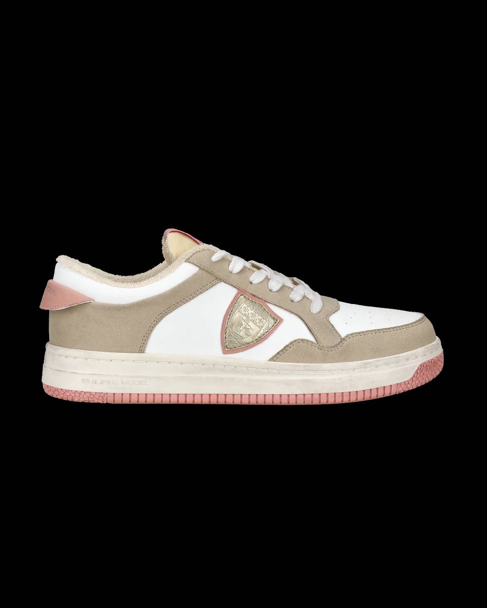 Philippe Model Sneakers Lyon da Donna Bianche e Rosa in Pelle Riciclata Shopping Online
