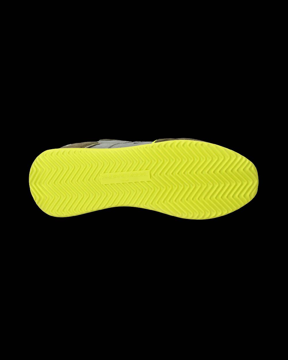 Philippe Model Sneakers Trpx da Uomo Verde militare e Gialle in Tessuto Tecnico Prezzo Ridotto