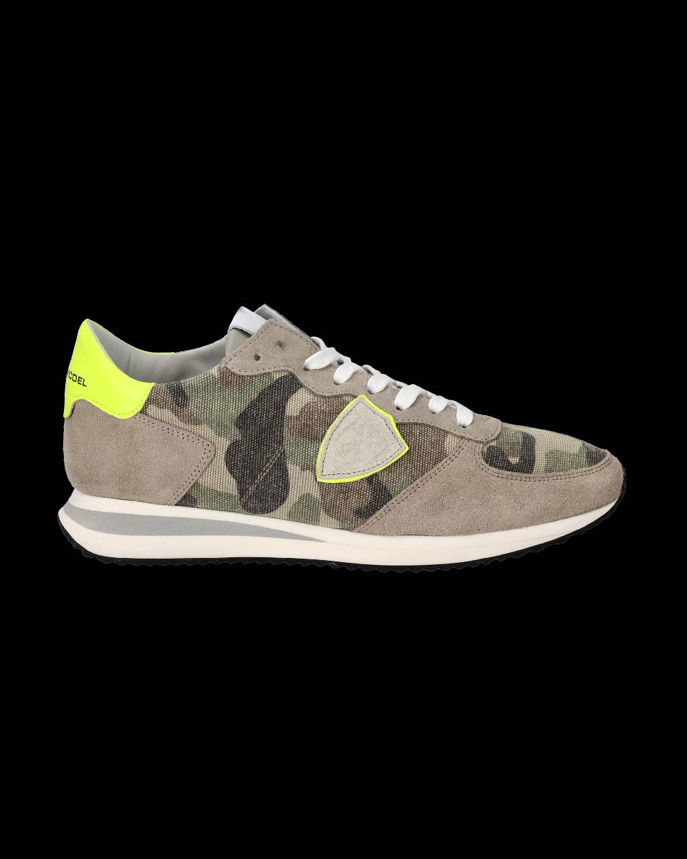 Philippe Model Sneakers Trpx da Uomo Verdi e Gialle in Tessuto Tecnico Convenienza