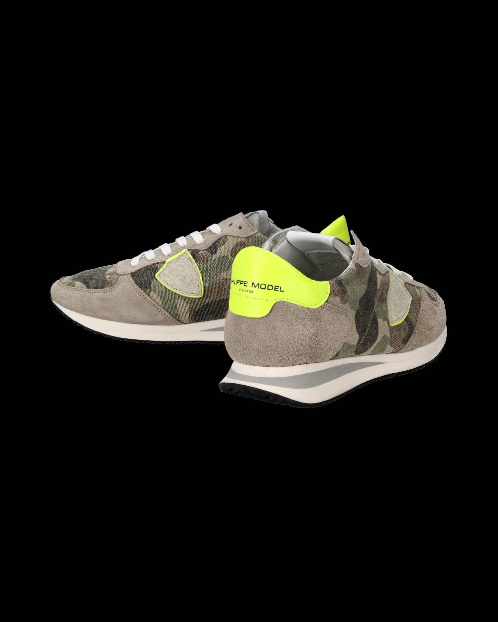Philippe Model Sneakers Trpx da Uomo Verdi e Gialle in Tessuto Tecnico Convenienza