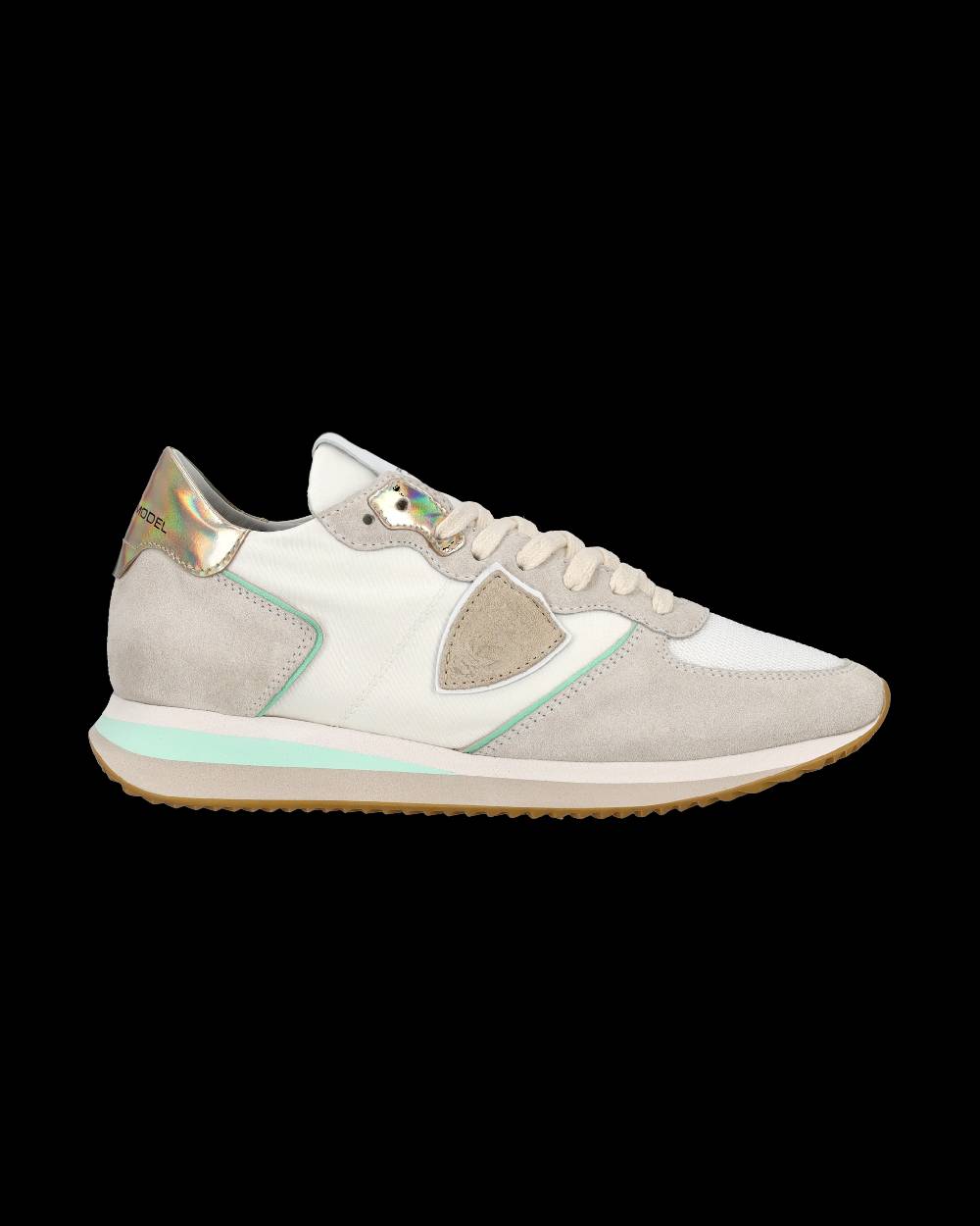 Philippe Model Sneaker bassa Trpx donna - bianco, acqua e oro Offerta