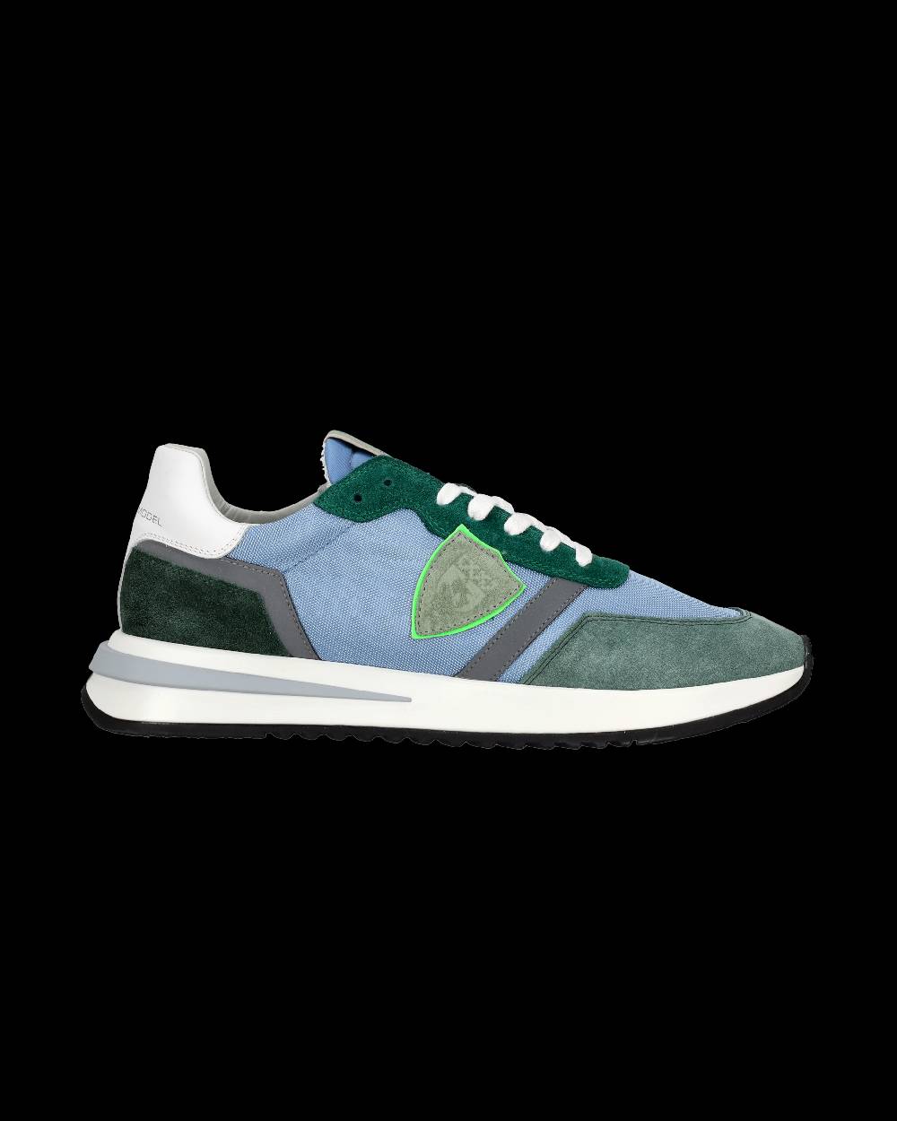 Philippe Model Sneaker bassa Tropez 2.1 uomo - verde e azzurro In Vendita