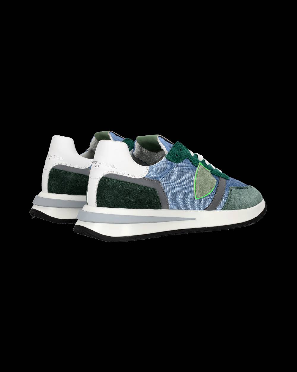 Philippe Model Sneaker bassa Tropez 2.1 uomo - verde e azzurro In Vendita