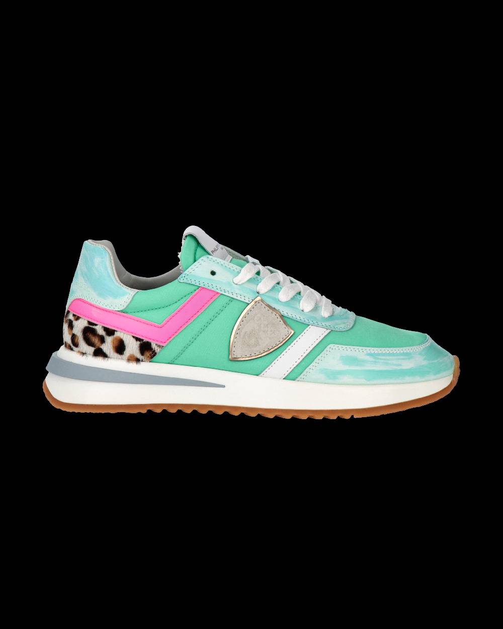 Philippe Model Sneakers Tropez 2.1 da Donna Verde acqua in Tessuto Tecnico Discount Store per i nuovi prodotti