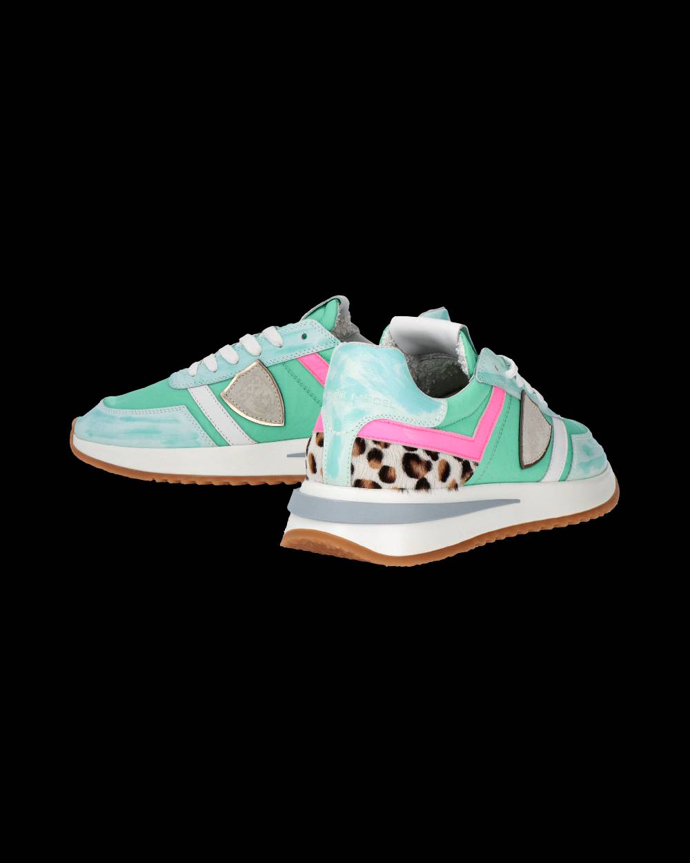 Philippe Model Sneakers Tropez 2.1 da Donna Verde acqua in Tessuto Tecnico Discount Store per i nuovi prodotti