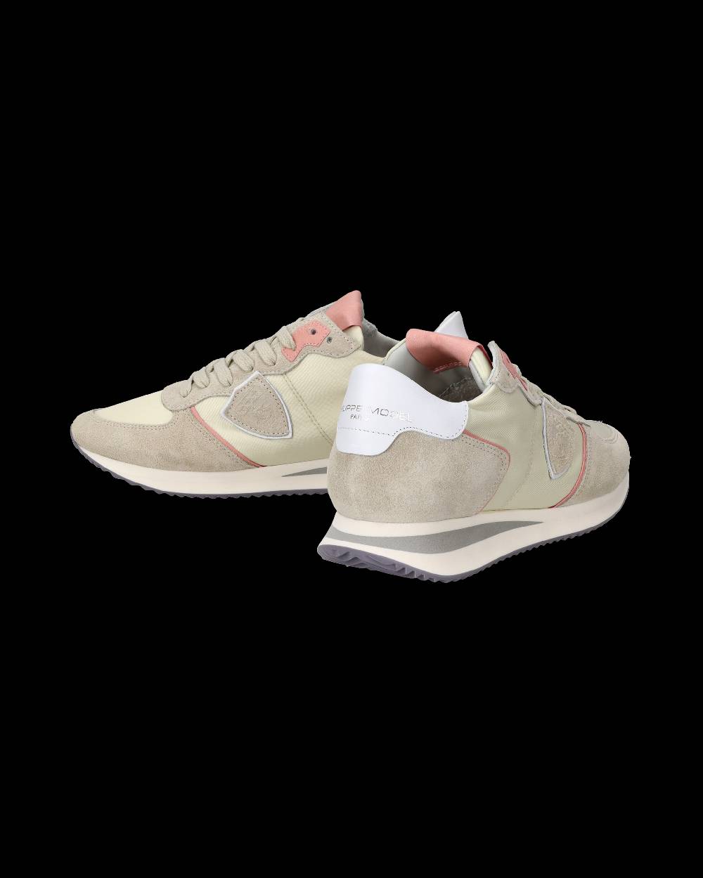 Philippe Model Sneakers Trpx da Donna Rosa Latte in Tessuto Tecnico I Più Venduti