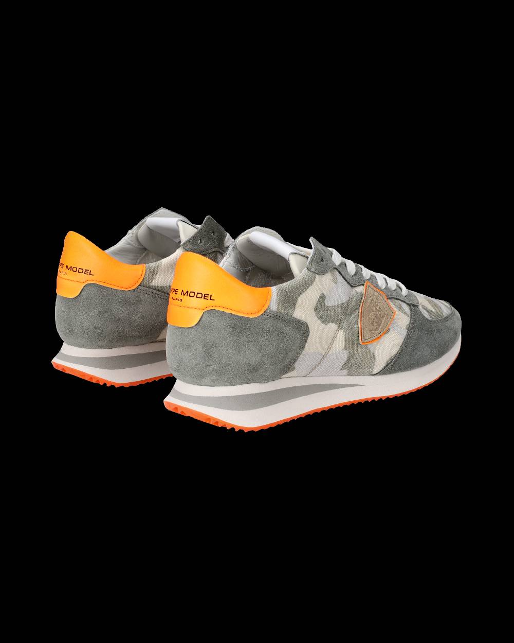 Philippe Model Sneakers Trpx da Uomo Verdi e Arancioni in Tessuto Tecnico Negozio