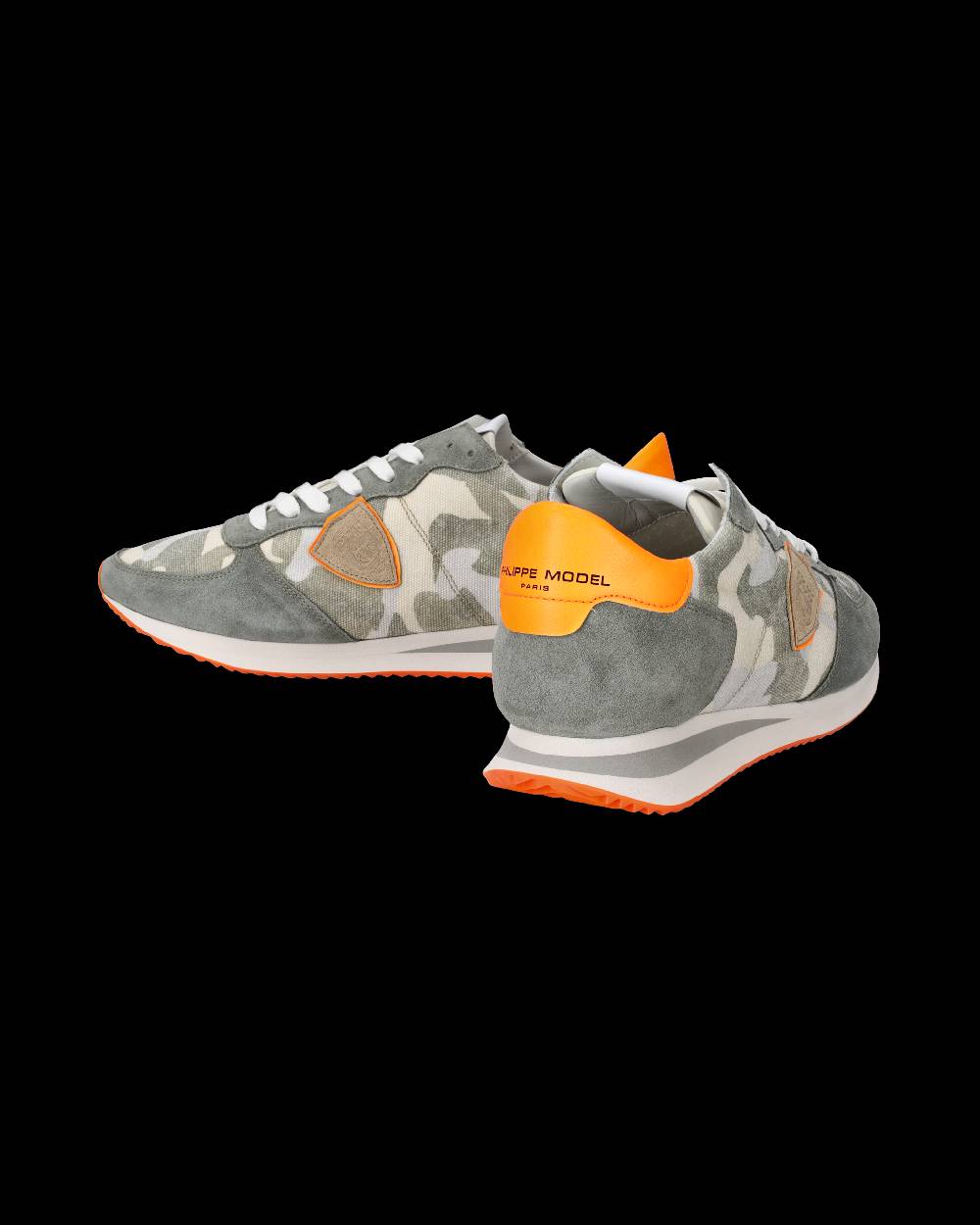 Philippe Model Sneakers Trpx da Uomo Verdi e Arancioni in Tessuto Tecnico Negozio