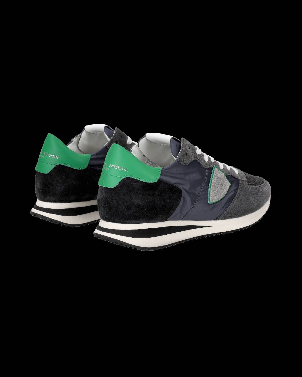 Philippe Model Sneakers Trpx da Uomo Grigie in Tessuto Tecnico Moda