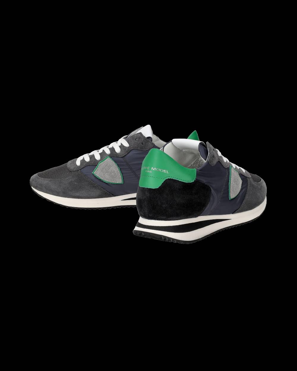 Philippe Model Sneakers Trpx da Uomo Grigie in Tessuto Tecnico Moda