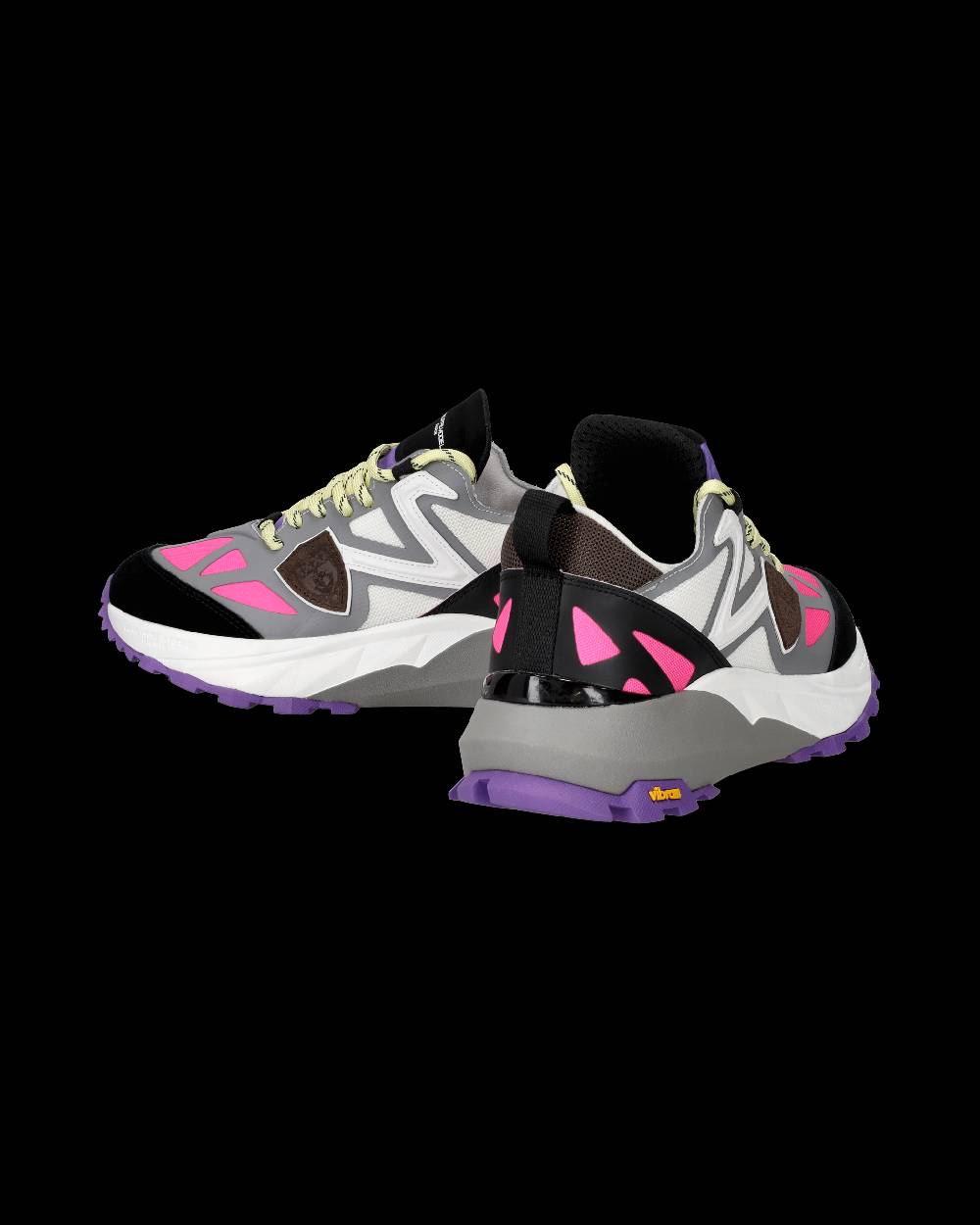 Philippe Model Sneakers Rocx da Donna Fucsia e Bianche in Tessuto Tecnico Italy