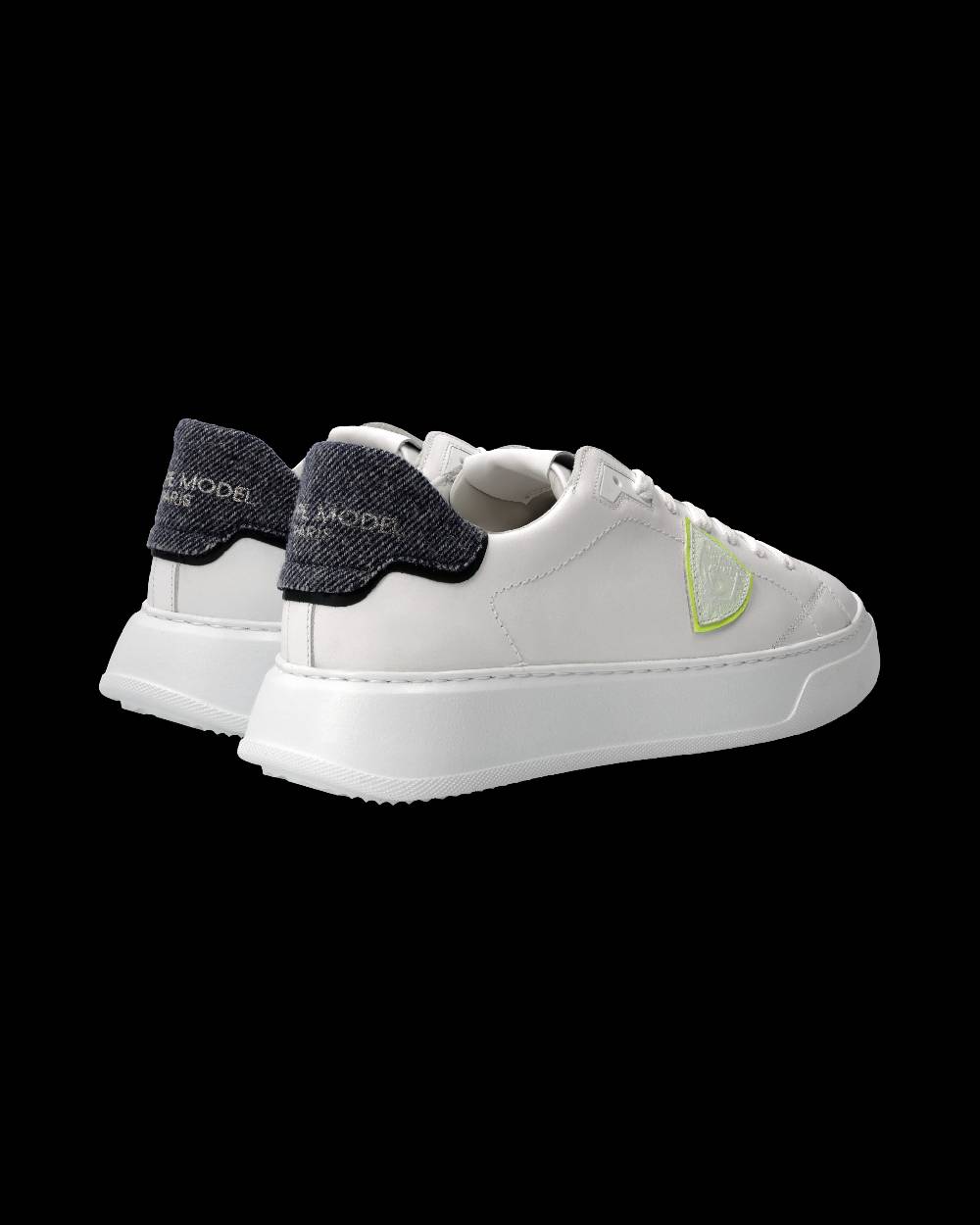 Philippe Model Sneaker Temple Uomo, Bianco e Blu Qualità