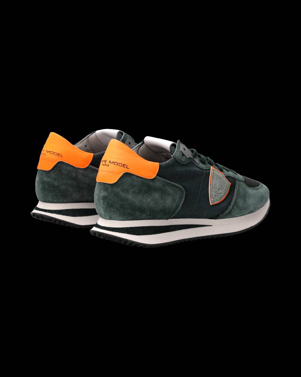 Philippe Model Sneaker Trpx Uomo, Verde e Arancione Promozione