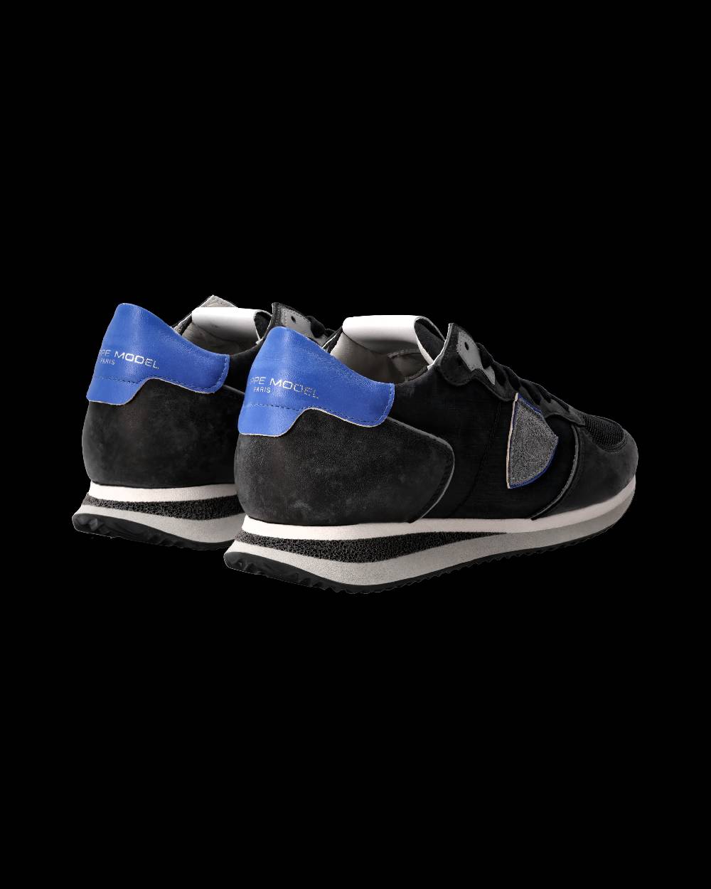 Philippe Model Sneaker Trpx Uomo, Nero e Bluette Spedizione Gratuita