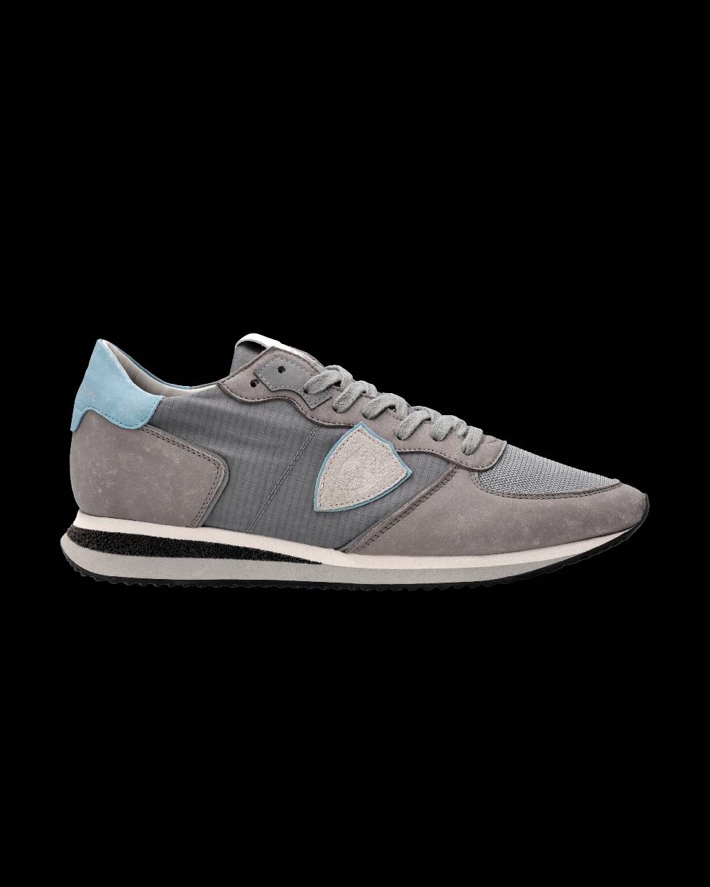 Philippe Model Sneaker Trpx Uomo, Grigio e Azzurro Pezzi Unici