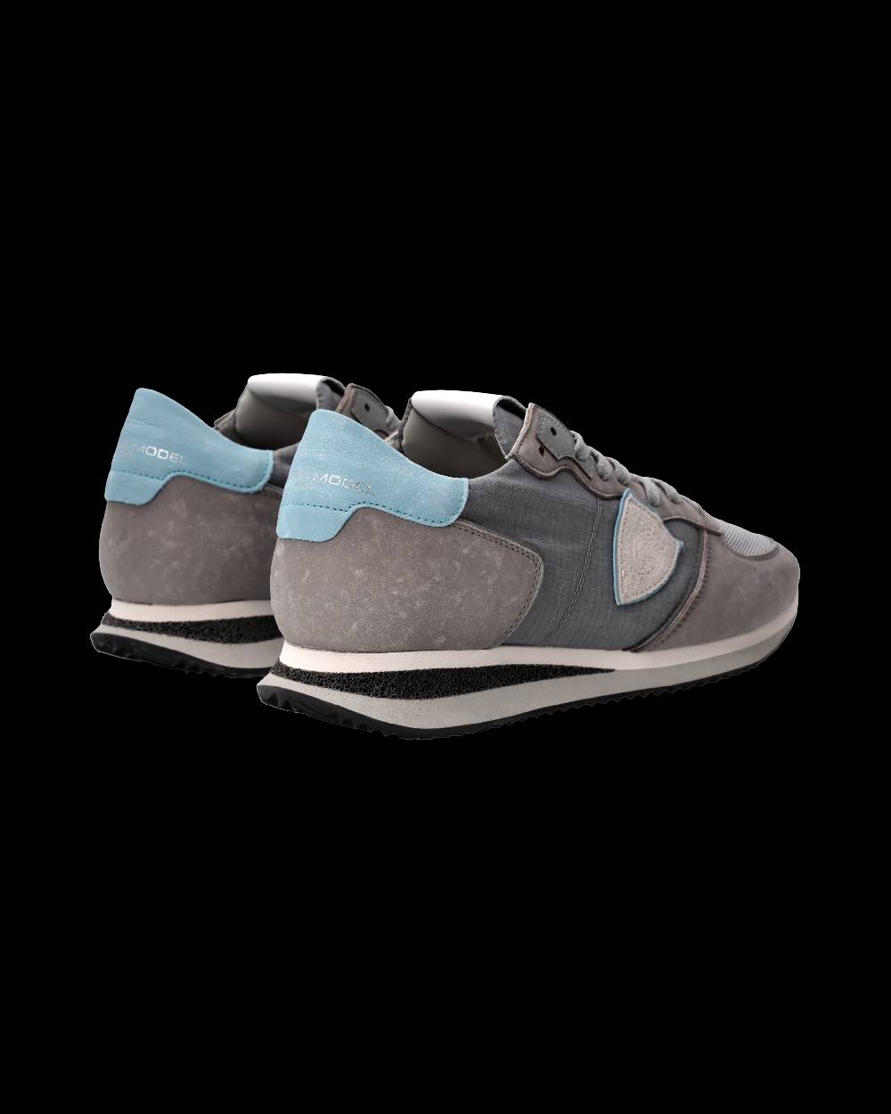 Philippe Model Sneaker Trpx Uomo, Grigio e Azzurro Pezzi Unici