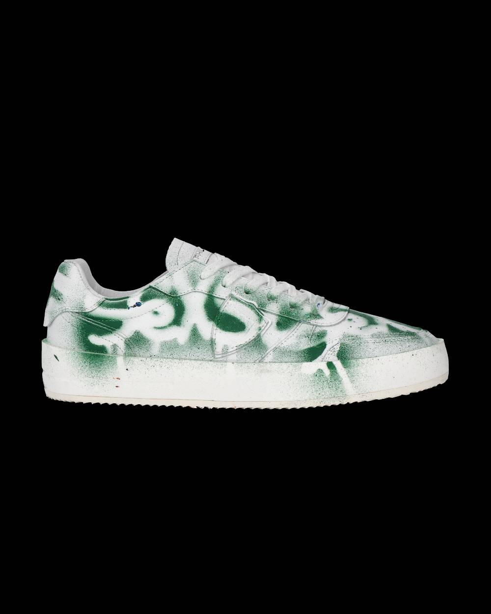 Philippe Model Sneaker bassa Nice uomo - bianco e verde Vendita Economica