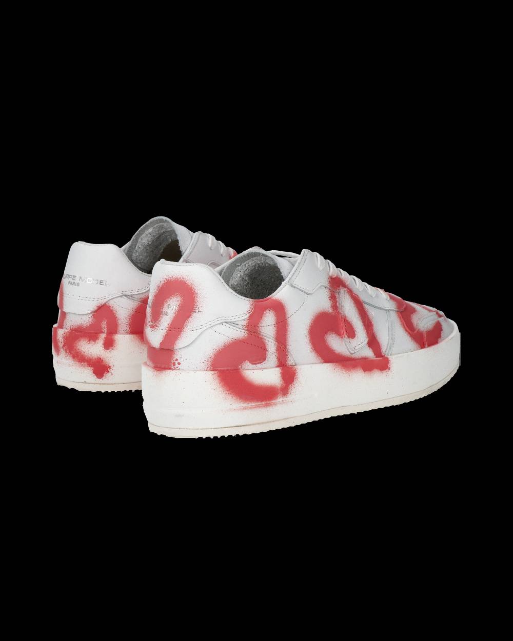 Philippe Model Sneaker bassa Nice uomo - bianco e corallo I Più Venduti