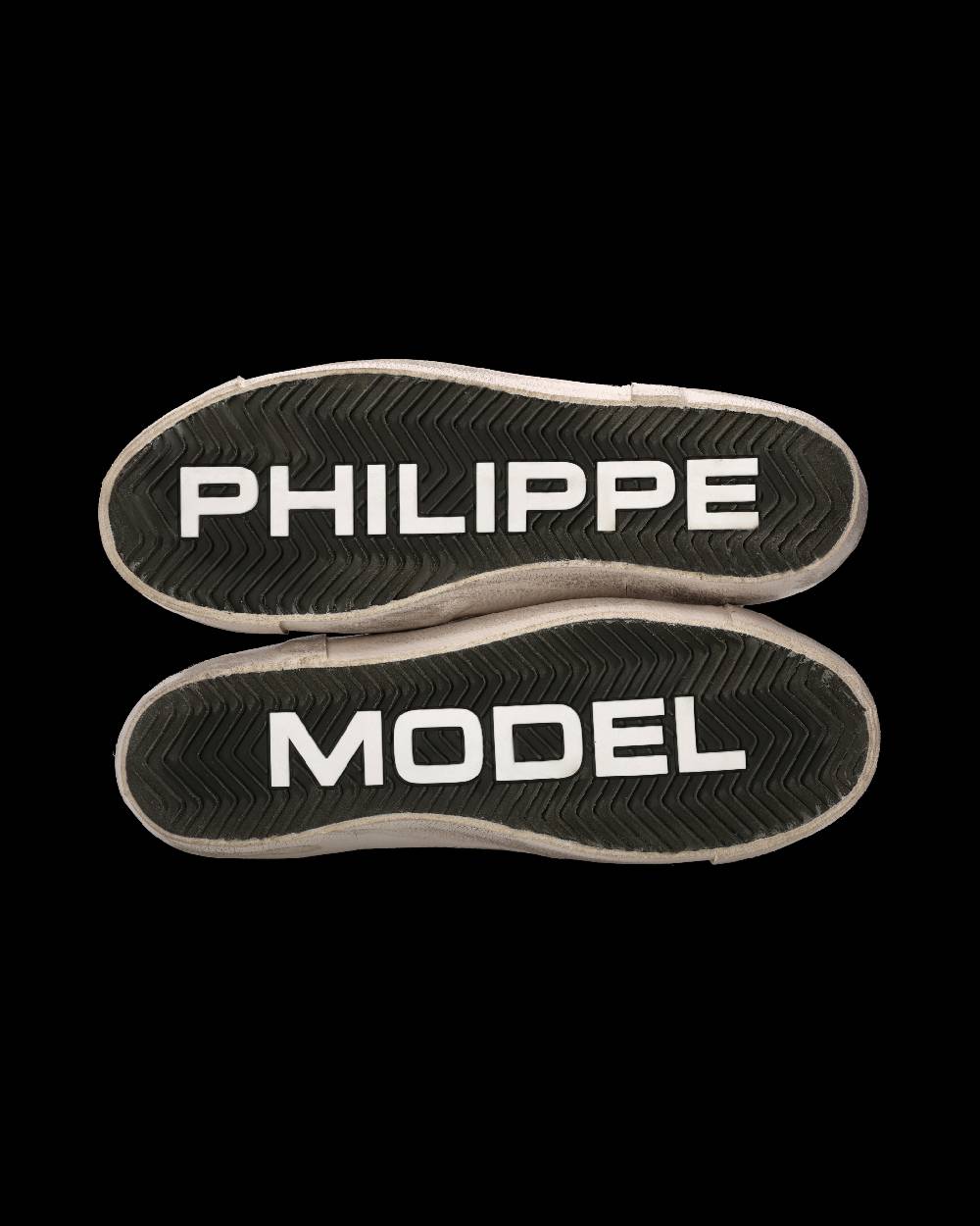 Philippe Model Sneaker Prsx Uomo, Bianco e Antracite In Saldo
