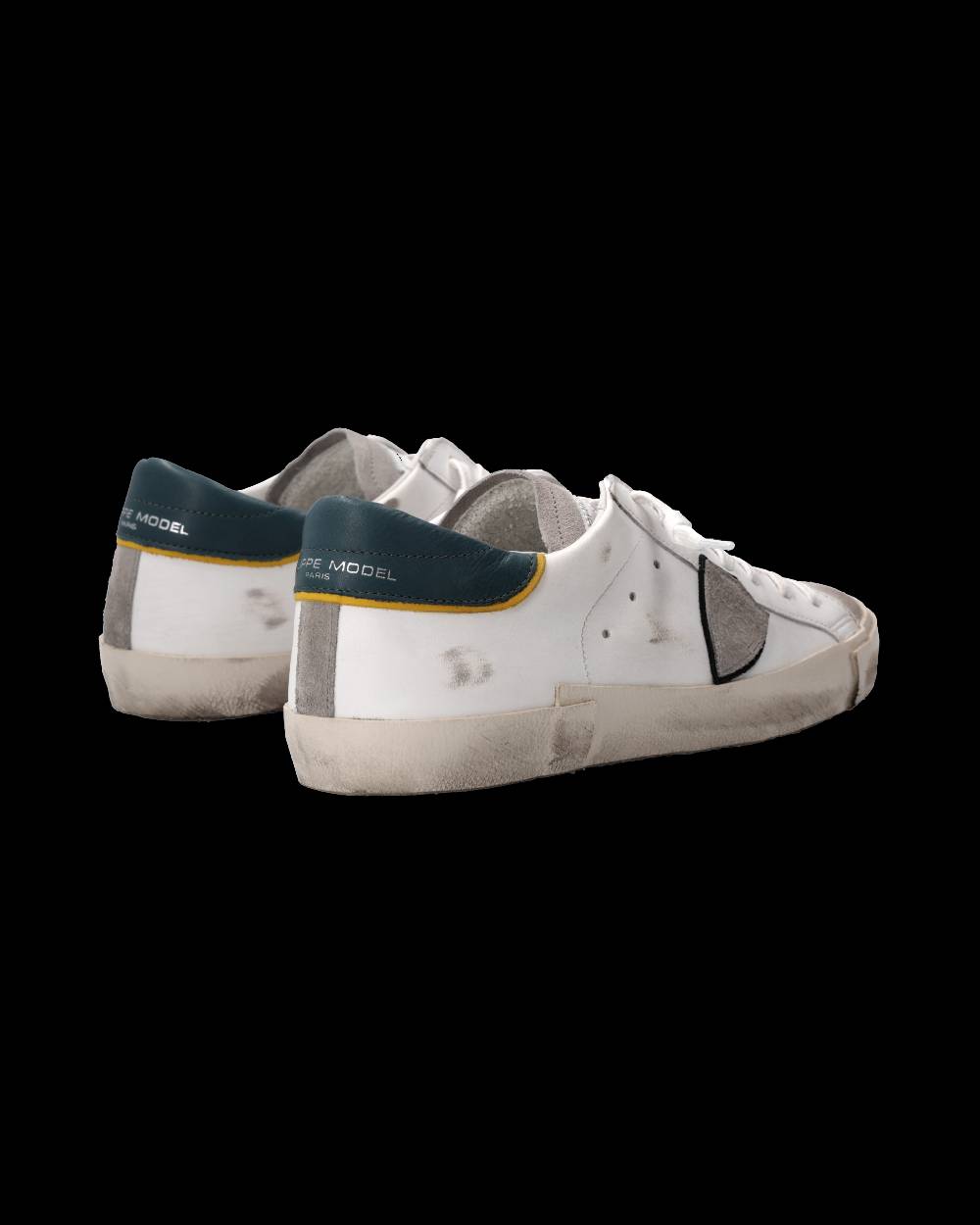 Philippe Model Sneaker Prsx Uomo, Bianco e Verde Italia