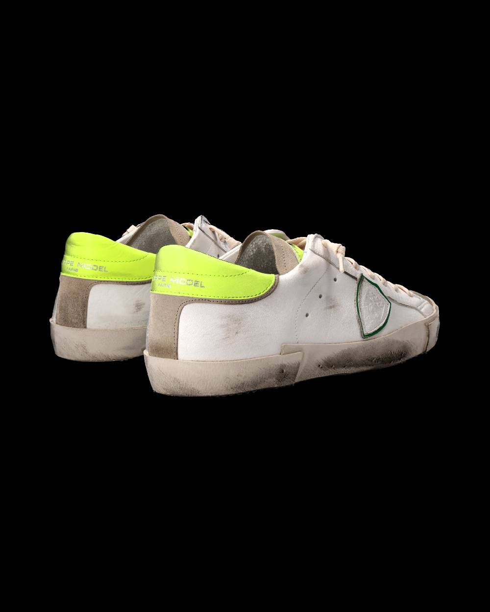 Philippe Model Sneaker Prsx Uomo, Bianco e Giallo Fluo 2025