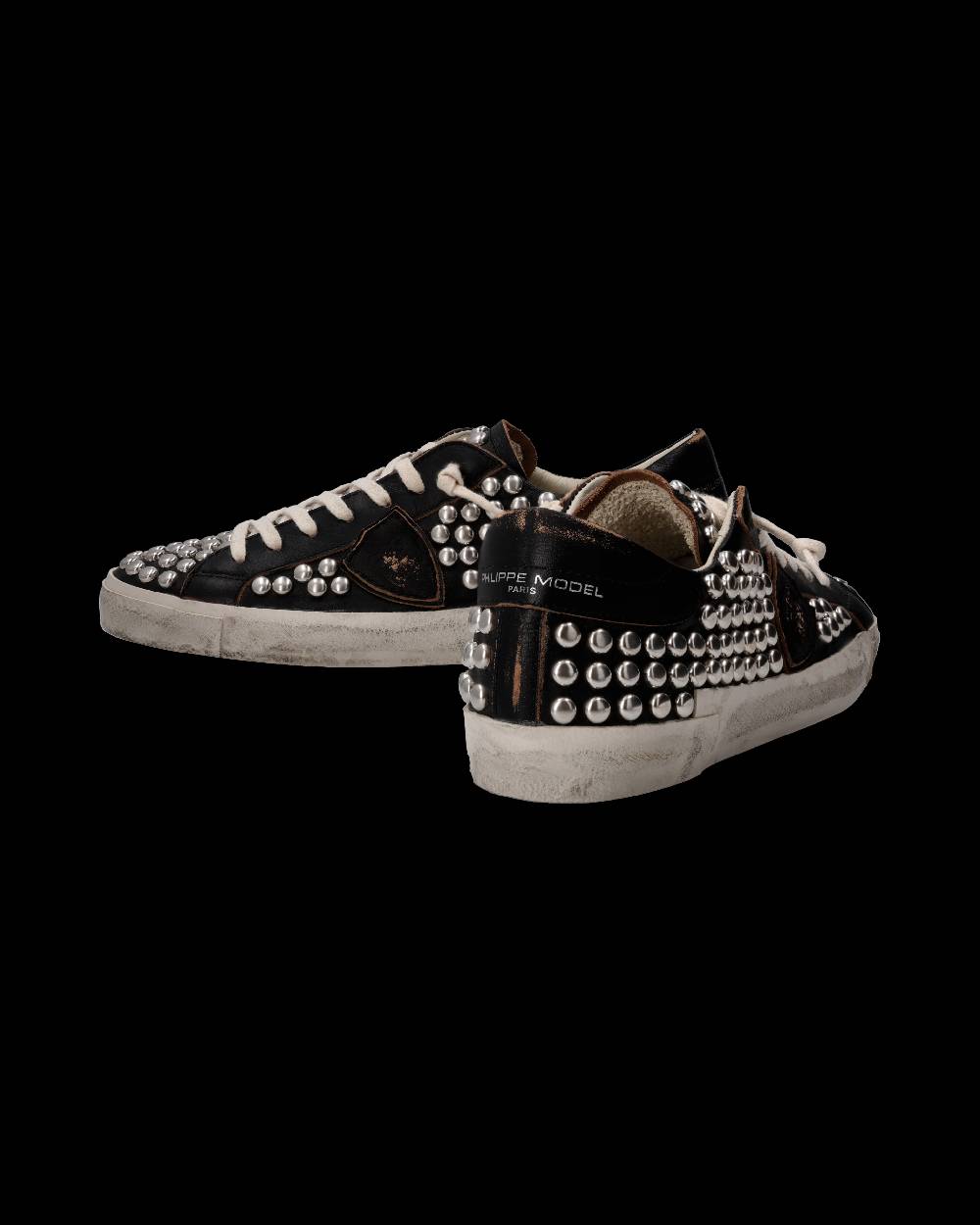 Philippe Model Sneaker Prsx Uomo, Nero Used Borchie Nuovo