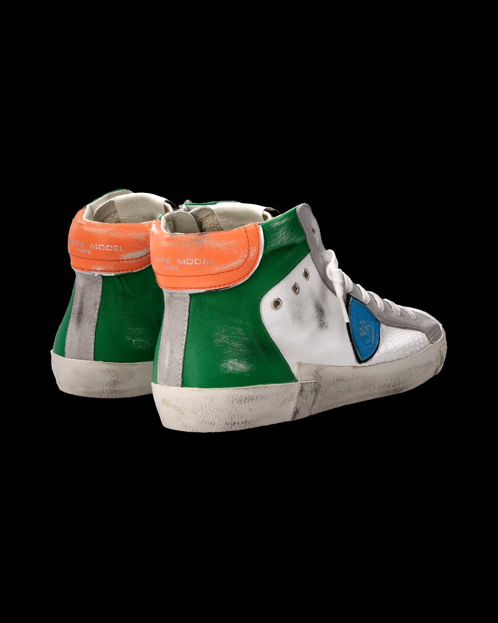 Philippe Model Sneaker Prsx Uomo, Bianco e Verde Promozione