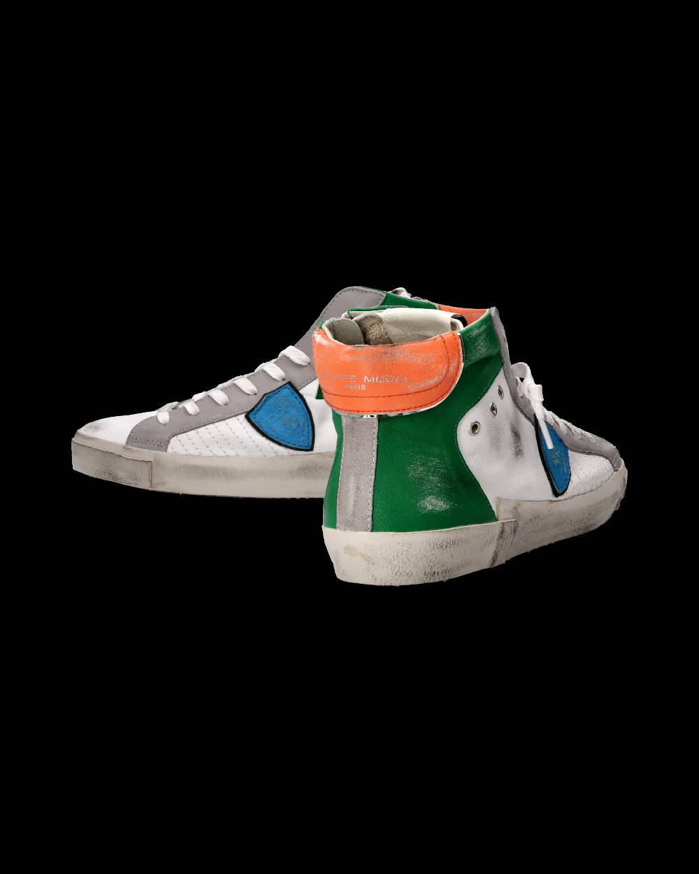 Philippe Model Sneaker Prsx Uomo, Bianco e Verde Promozione