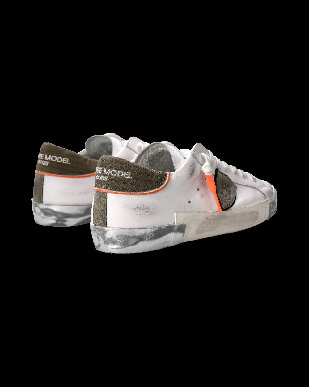 Philippe Model Sneaker Prsx Uomo, Bianco Verde Pezzi Unici