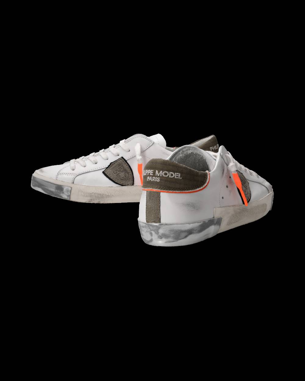 Philippe Model Sneaker Prsx Uomo, Bianco Verde Pezzi Unici