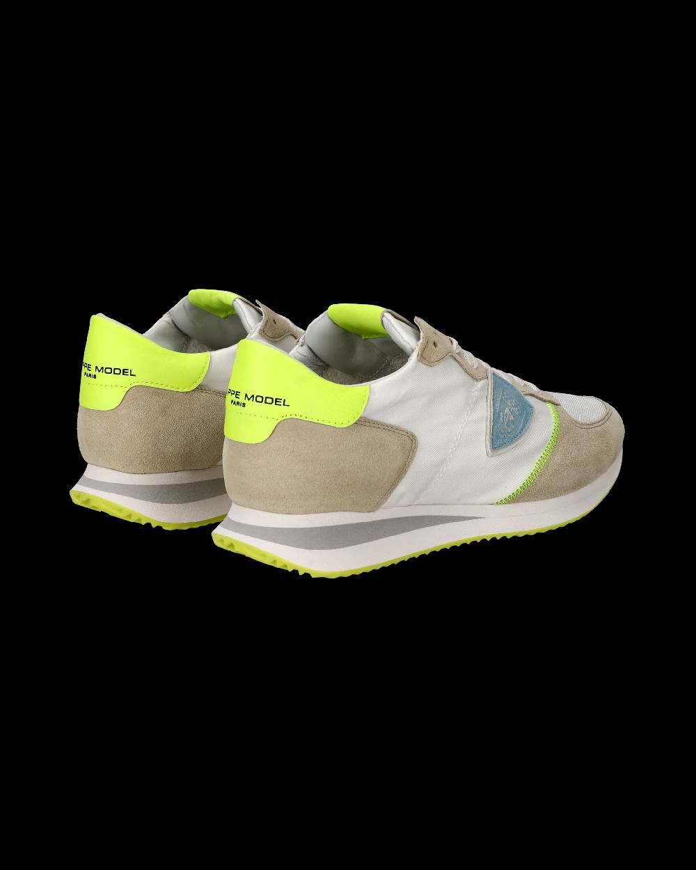 Philippe Model Sneakers Trpx da Uomo Bianche in Tessuto Tecnico Prezzo Ridotto
