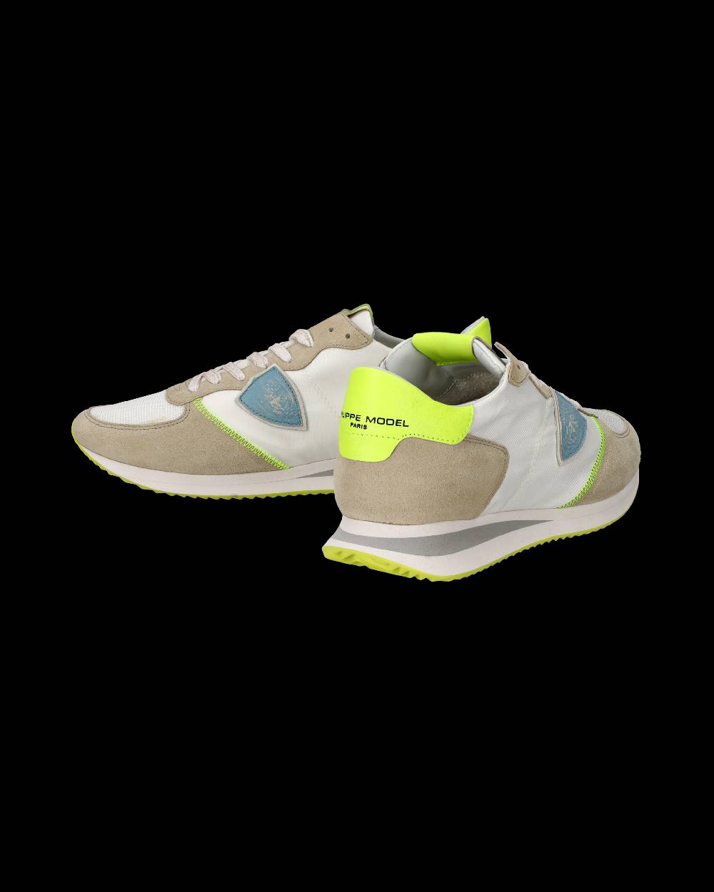 Philippe Model Sneakers Trpx da Uomo Bianche in Tessuto Tecnico Prezzo Ridotto