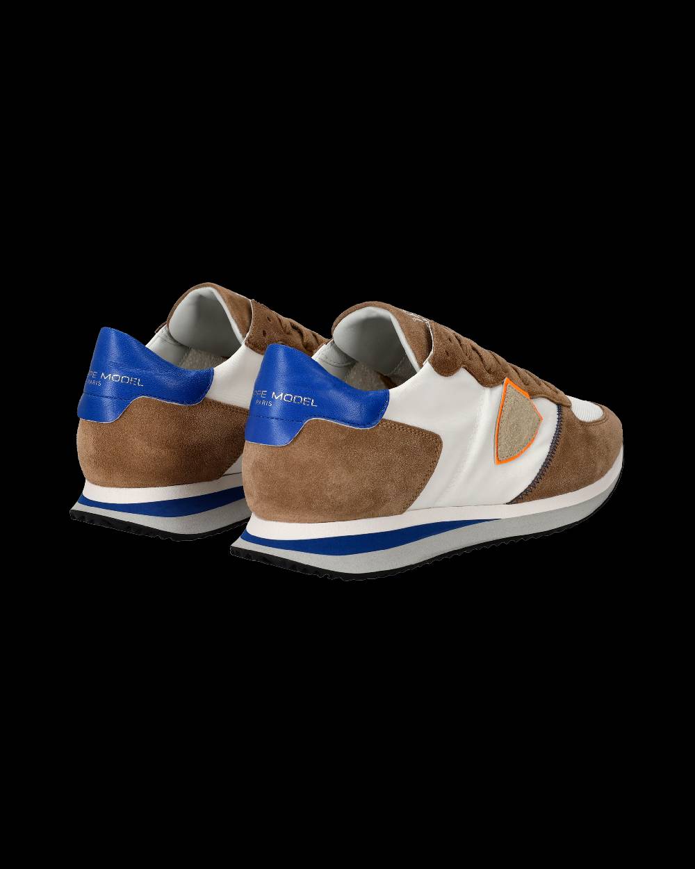 Philippe Model Sneaker basse Trpx uomo - beige e bluette Sottocosto
