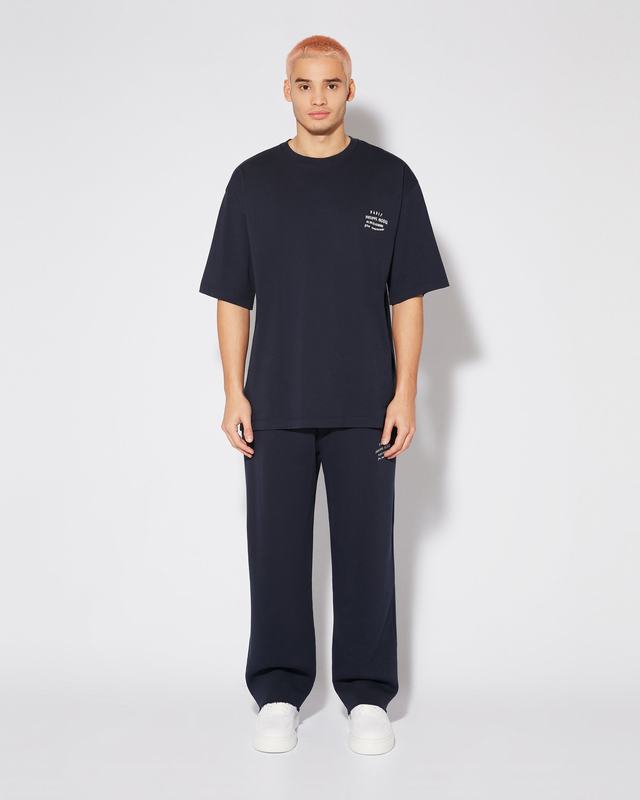 Philippe Model T-Shirt Maurice da Uomo Blu in Jersey Saldi