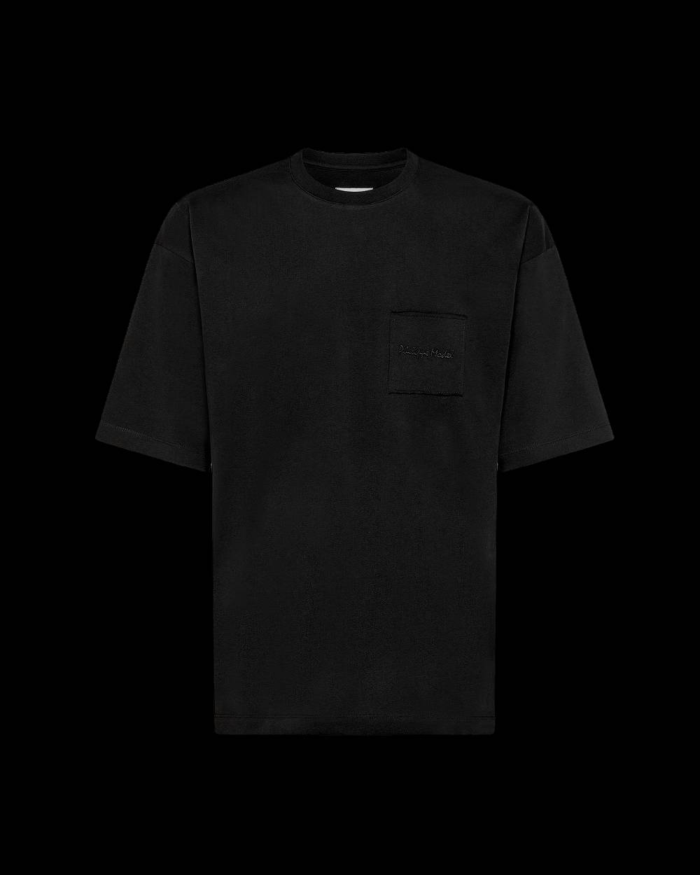 Philippe Model T-Shirt Maurice da Uomo Nera in Jersey Hotsell