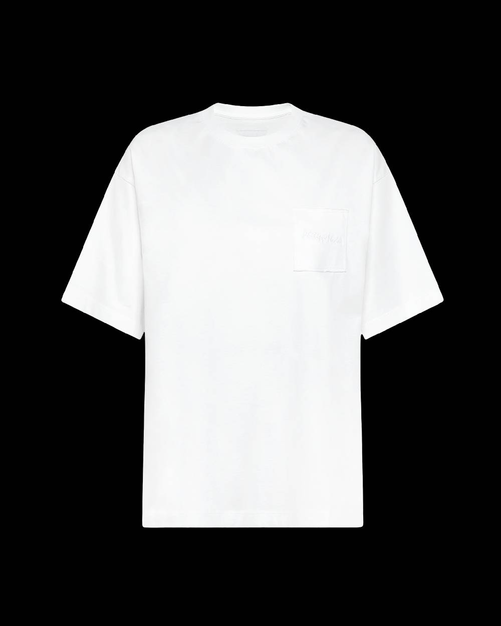 Philippe Model T-Shirt Maurice da Uomo Bianca in Jersey Vendita Calda